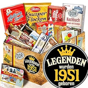 Legenden 1951 + Süße DDR Box + Geschenke für Männer