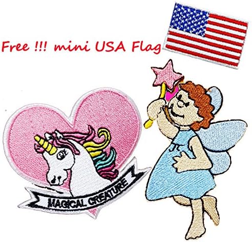 Unicorn Angel Magic Creature Pink Magic Heart Patch
