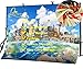Lyly County Ployester Photography Background 7x5ft The World Famous Buildings with the Earth Studio Photo Backdrop Props(Upgrade material) LY031