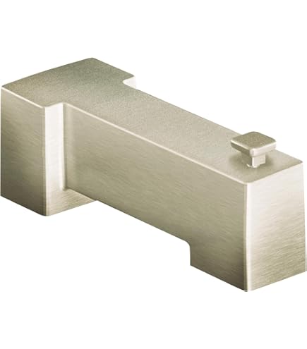 Moen Voss Matte Black Tub Spout - 1/2 Inch Slip Fit Connection For Easy Installation