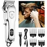 Hair Clippers for Men Professional, Hair Trimmer Beard Trimmers Cordless Quiet Haircut Kit USB Rechargeable Barber Hair Cut G