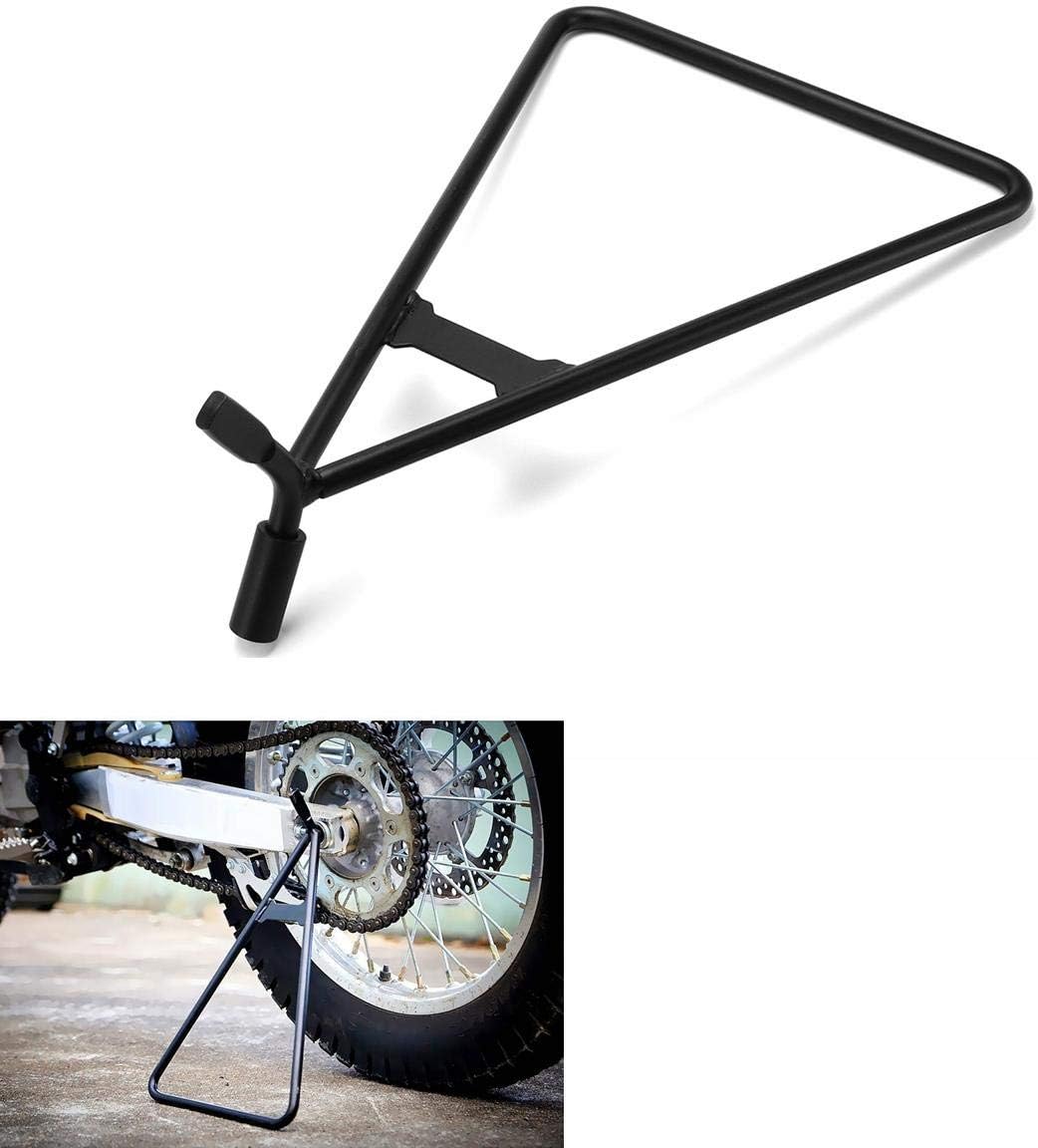 IJEOKDHDUW Universal Motorcycle Triangle Side Stand Fit for Dirt for