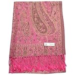 Bangong Design 2 Ply Reversible Shawl Scarf Wrap Stole Throw Pashmina CJ Apparel NEW