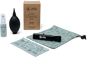 Nocs Provisions Lens Cleaning Kit, 4-in-1 Optics Cleaning Set for Binocular, Monocular Protection, Maintenance & Care