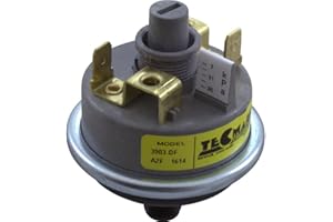 Tecmark Pressure Switch 3903-DF, 1A, 1/8" mpt,SPST,Field Adj