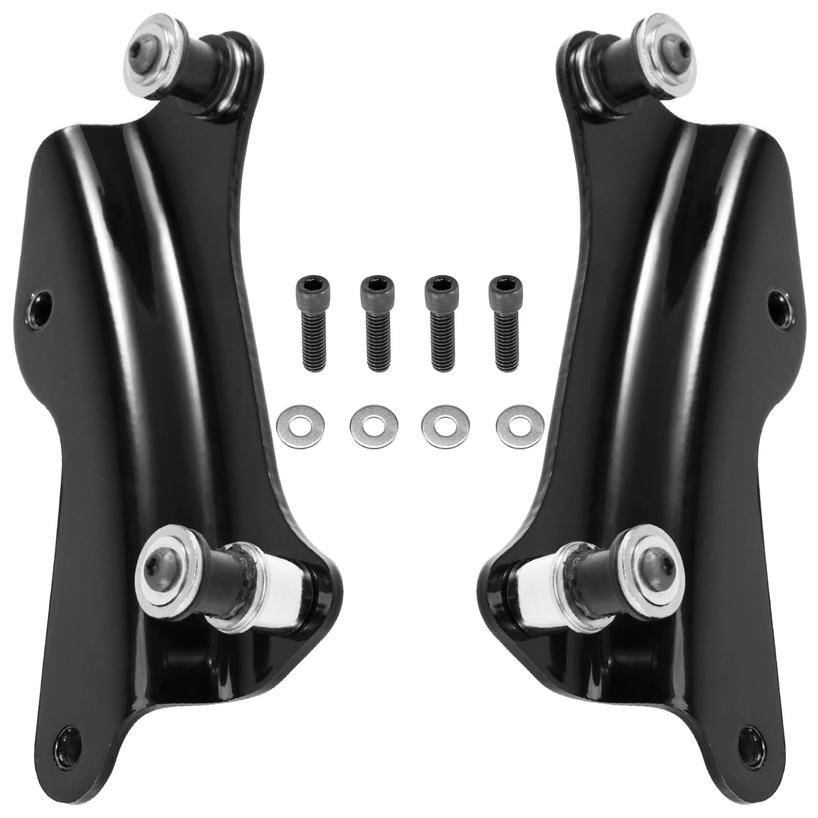 Photo 1 of Eumti 4-Point Docking Hardware Kit Quick Release Luggage Rack Sissy Bar Mounting Kit Replacement 52300354 for Harley Touring Street Glide Electra Glide Road King Road Glide 2014-2025