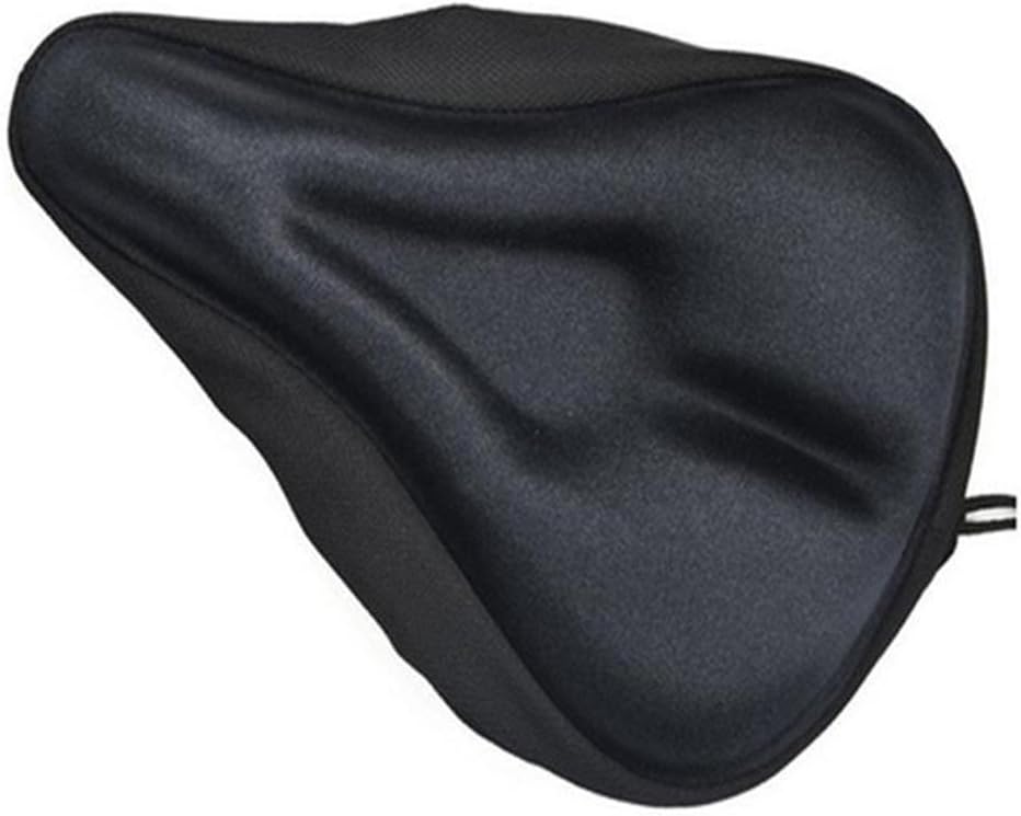 kaimaily Gel Bike Seat Cover Bicycle Padded Cover Exercise Seat Cushion Bicycle Saddle Cushion Universal Comfortable for Mountain Bike Seat and Road Bike Saddle