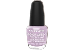 L.A. COLORS Color Craze Nail Polish, Bliss CNP528