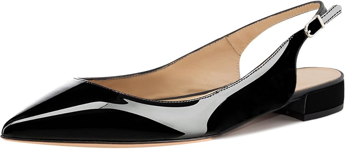 pointed slingback flats