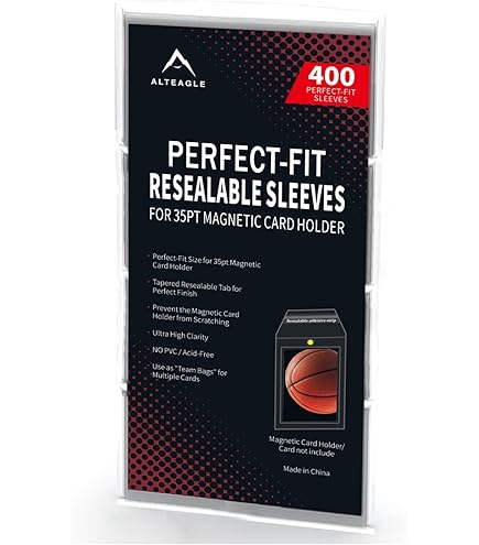 Amazon.com: Rayvol Resealable Team Bags for 35PT Magnetic Card