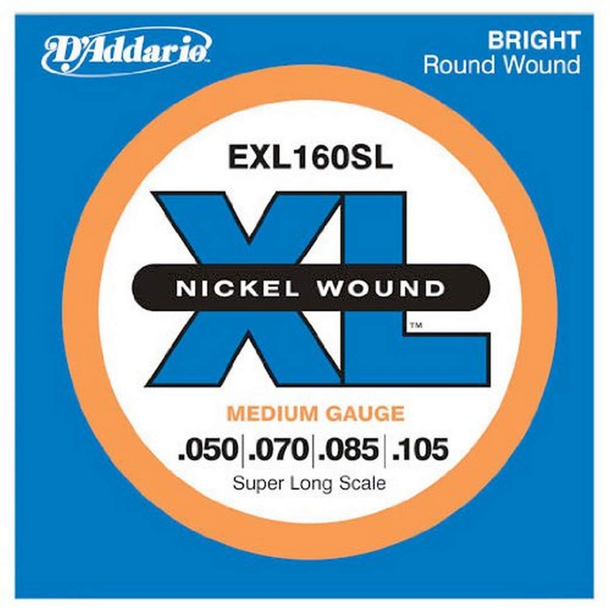 D'Addario XB050SL Nickel Wound Bass Guitar Single String, Super Long Scale, .050 — image 1