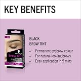Schwarzkopf Brow Tint Black 1-1 Eyebrow Color Dye Grey Coverage Long Lasting view 3