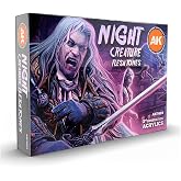 AK Interactive Night Creatures Flesh Tones - Plastic Model Building Paints and Accessories # 11602
