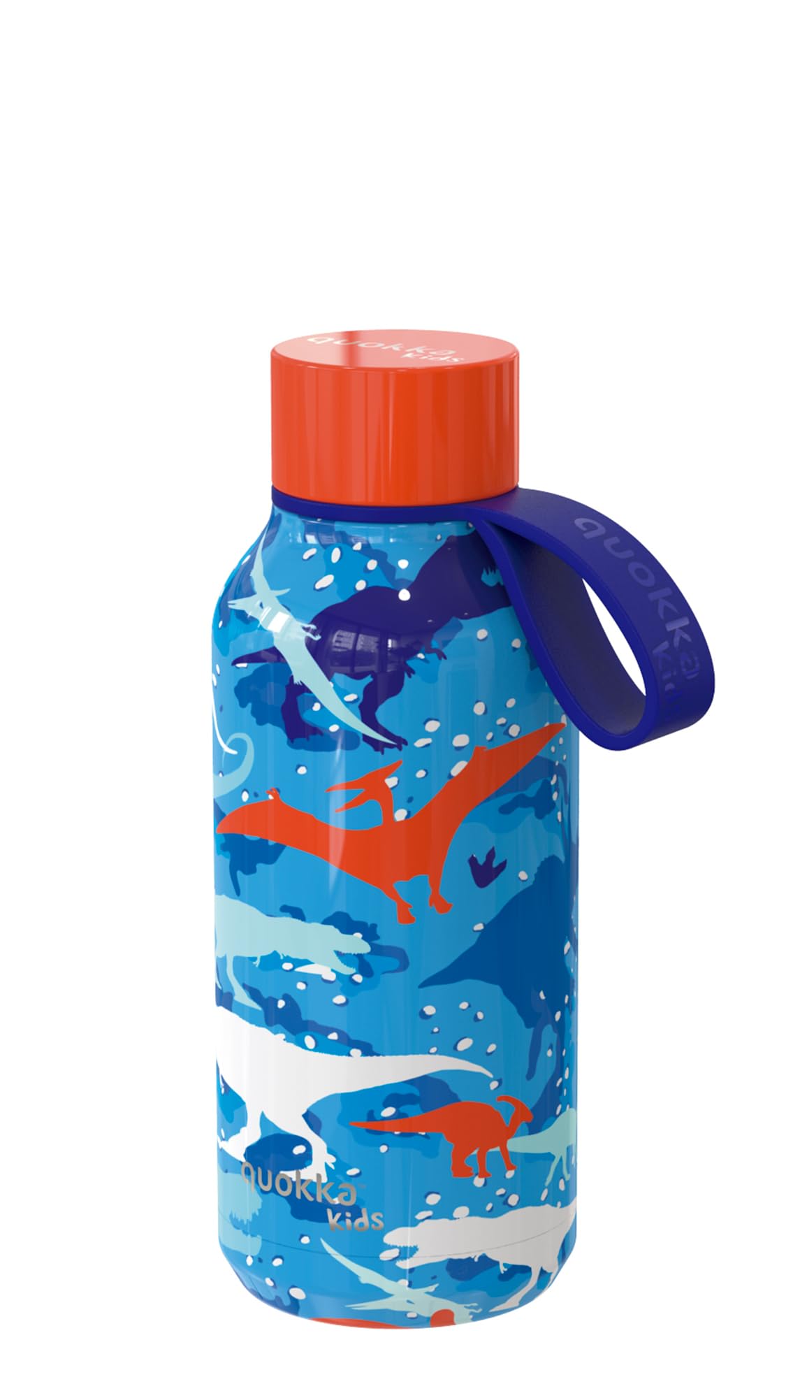 Quokka KIDS BOTELLA TERMO SOLID CON COLGADOR DINOSAUR 330 ML — image 1