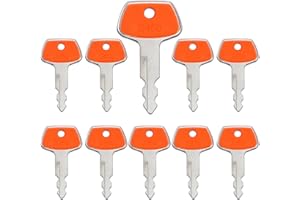 LA MACAZA S450 Ignition Keys Fit Case 150979A1, Linkbelt LBXKHR0369,JCB KHR-0369, Sumitomo Excavator 150979A1 KHR0369, New Holland K250 Excavator, Pack of 10 Keys