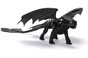 DreamWorks Dragons, How to Train Your Dragon, Toothless 9” Action Figure, Kids Toys for Ages 4 and up