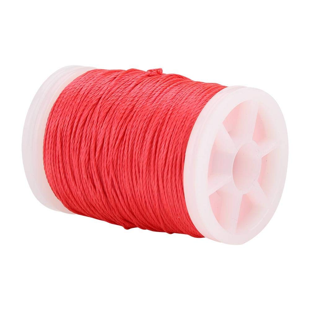 Bow String Serving Thread, Dilwe Nylon Fiber Spool for Compound Recurve Bows, Strong Archery Maintenance Supplies (Red)