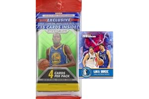 GENERIC 2018-19 Panini PRIZM Sealed Basketball JUMBO FAT PAC, 15 Cards including - Plus Luka Doncic Custom Made Card