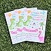 WERNNSAI Dinosaur Party Invitations with Envelopes - Dino Party Supplies for Girls Birthday Baby Shower Party 20 Set Fill-in Invitations Cards