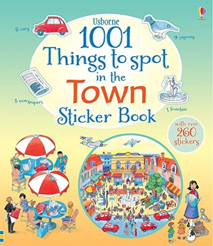 1001 Things to Spot in the Town Sticker Book (1001 Things to Spot Sticker Books)