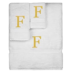 Monogrammed Towel Set, Personalized Gift, Set of