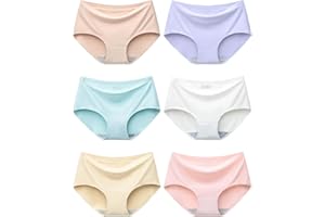Adorel Girls Underwear Seamless Panties Bikini Tagless Plain Pack of 6