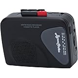 Byron Statics Portable Cassette Players Recorders FM AM Radio Walkman Tape Player Built In Mic External Speakers Manual Recor