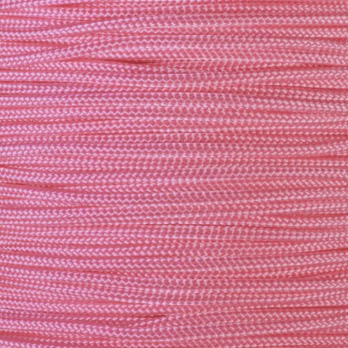 PARACORD PLANET 10, 25, 50, and 100 Foot Hanks of 425 Paracord (3mm) - Made of 100% Nylon for Tactical, Crafting, Survival, General Use, and Much More (Rose Pink, 100 Feet) — image 1