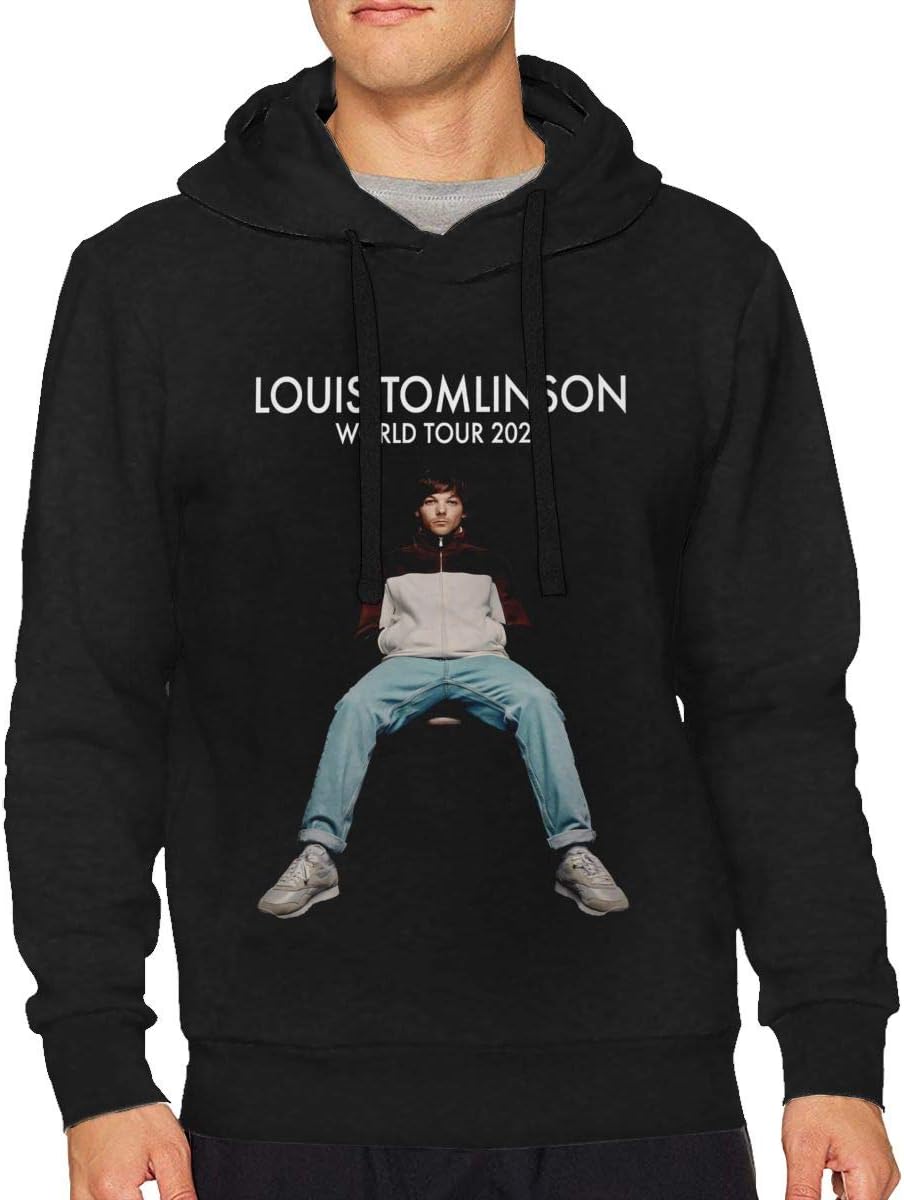 Louis Tomlinson World Tour 2020 Men's Hoodie Sweater Classic Long Sleeve Tops Hooded Sweatshirt