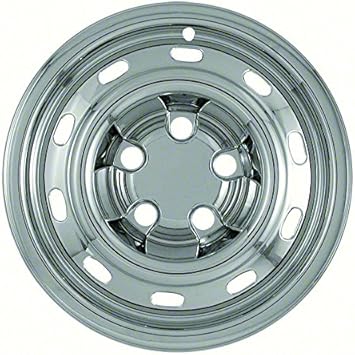 Amazon Com Set Of 4 Chrome 17 Hub Cap Wheel Skins Dodge Ram 1500 St 17x7 Inch 5 Lug Steel Rim Aftermarket Imp 61x Automotive