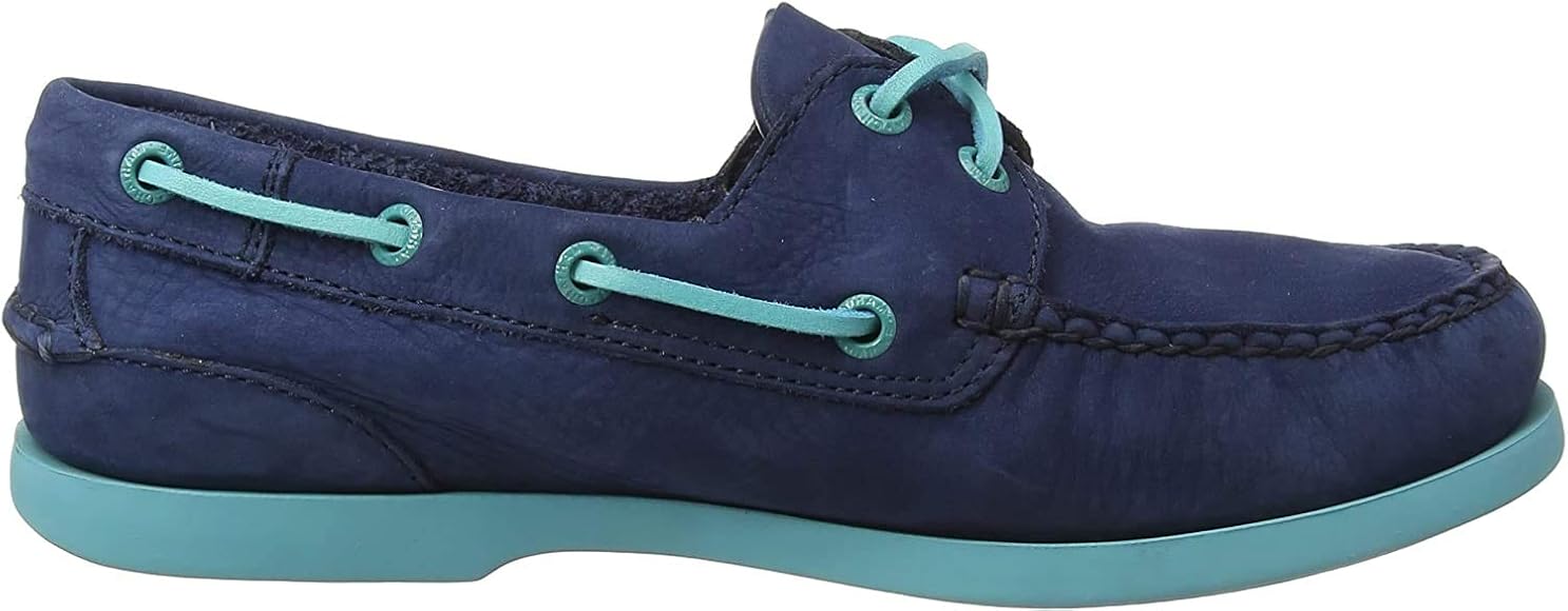 turquoise boat shoes