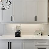 Amerdeco 10 Pack Matte Black 5 Inch Cabinet Pulls Stainless Steel Handles view 5