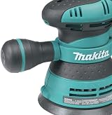 Makita BO5041/1 110V Random Orbit Sander Blue Small 2Finger Trigger view 2