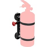 Molle Panel Fire Extinguisher Mount with Aluminum Base Fit 1-2IN Slot Holes | Tactical Car Quick Release Fire Extinguisher Holder Accessories Mounting Bracket Kit for Truck Vehicle Gear Molle Accessories