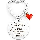 VZXMKA Aunt Gifts from Niece Nephew,Aunt Mothers Day Mother's Day Birthday Christmas Easter Valentines Thank You Cool Funny Aunty Best Auntie Gifts Keychain,Presents for Aunts