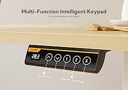Claiks Electric Standing Desk, Adjustable Height