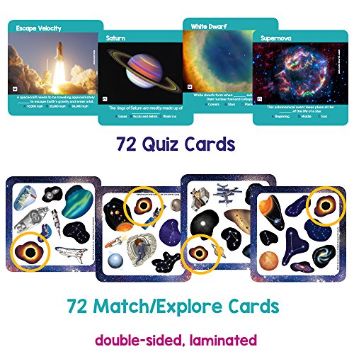 61FmfOs3bKL Qurious Space | STEM Flash Card Game | Explore, Match, Quiz & Spin Through The Universe. Perfect for Astronomy Fans and Future Astronauts - Image 5