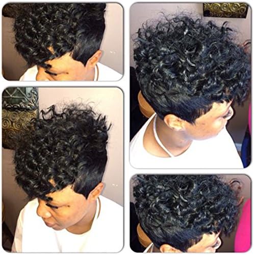 Women's fashion Wig Party cosplay Short pixie cut curly Wigs for Black women