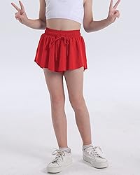 KEREDA Girls Flowy Shorts,Butterfly Shorts for Teen