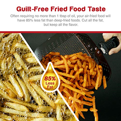 NUWAVE BRIO 6Quart Digital Air Fryer cooking package with