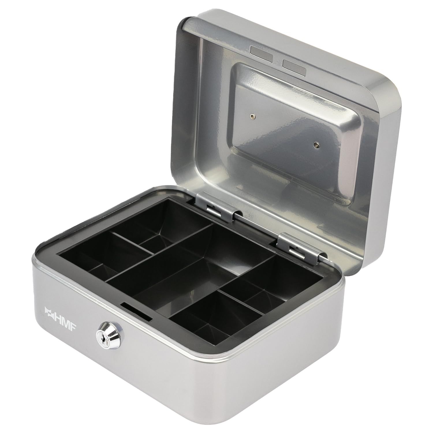 HMF 10120-09 Cash Box 20 x 16 x 9,5 cm, silver