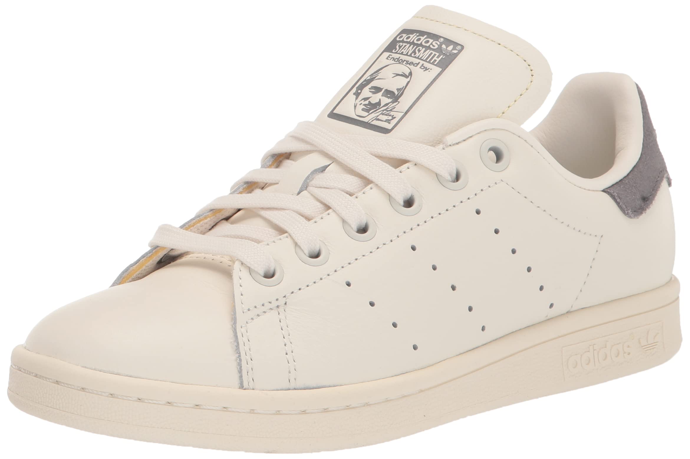 adidas Originals Men’s Stan Smith Sneaker, White/Off White/Pantone, 5