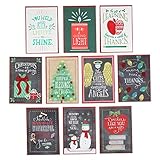 Hallmark Christmas Cards Assortment for Teachers or Babysitters from Children (10 Cards with Envelopes)
