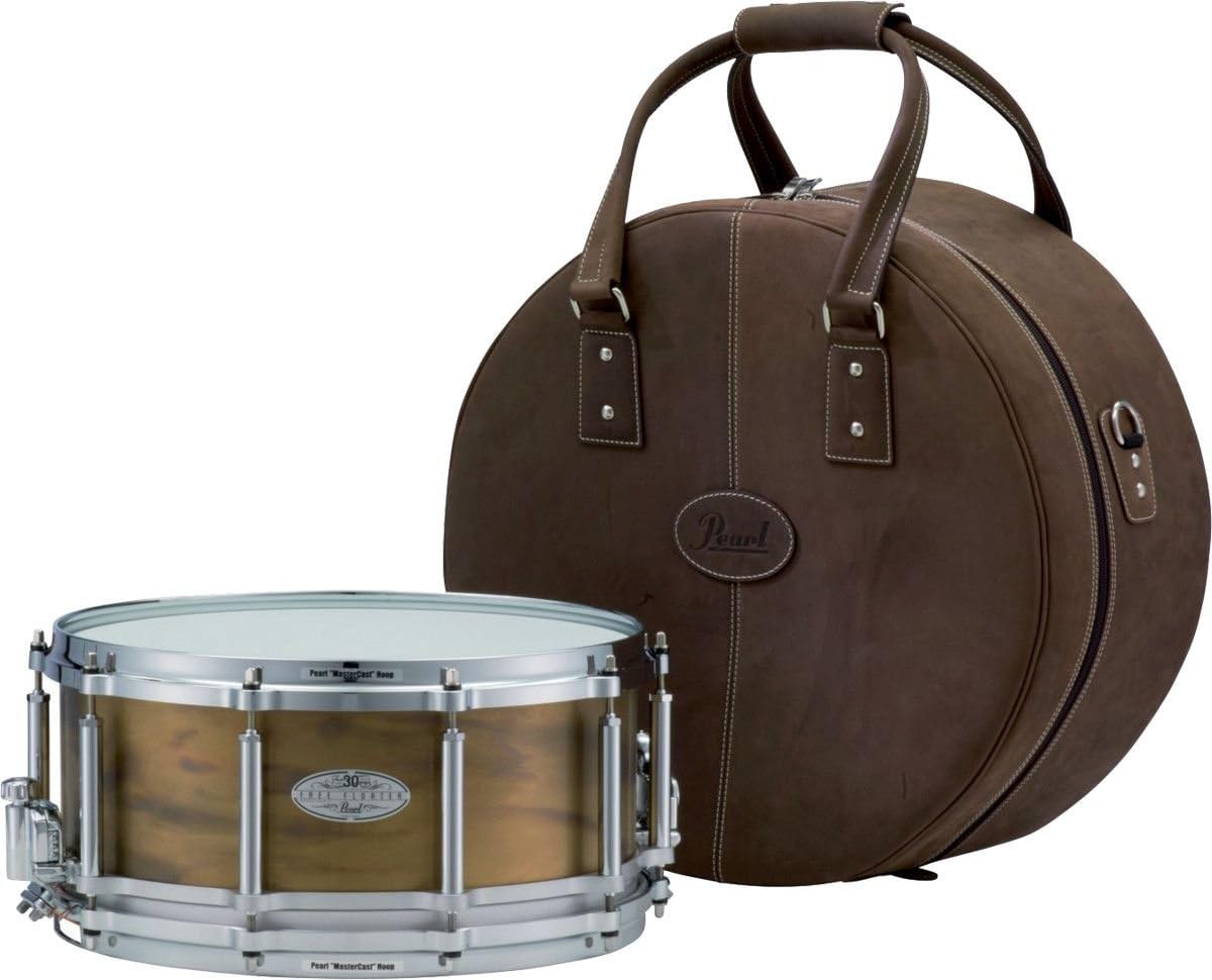 Amazon Com Pearl Fbd1465c 30eme Anniversary Free Floating Brass Shell 3mm 14 X 6 5 Snare Drums Metal Snares Musical Instruments