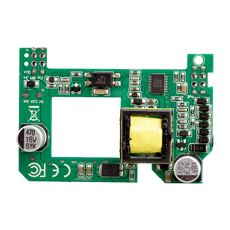 GAF-PiHAT IEEE 802.3af PoE Hat Isolated 10 Watt for Raspberry Pi 3 B+/Raspberry Pi 4, Works with Active 802.3af PoE Network Switch or 48v PoE Injector | IEEE 802.3af Class 3 | 44~57V Input Voltage