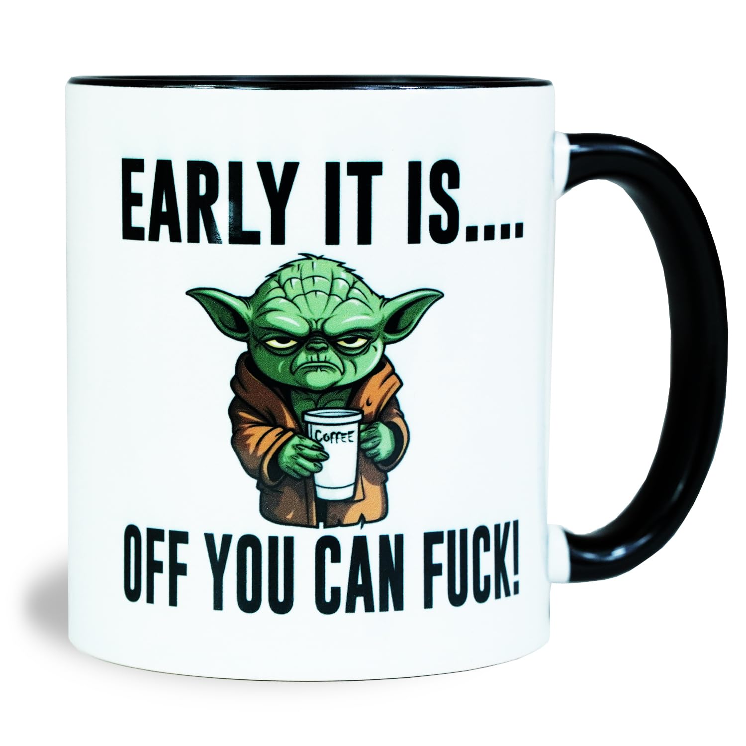 MUGEMS Off You CAN Fuck Rude Funny Mug Sarcastic Slogan Gifts Adult Humour Rude Gift Cup Joke Mug Secret Santa Gift Christmas