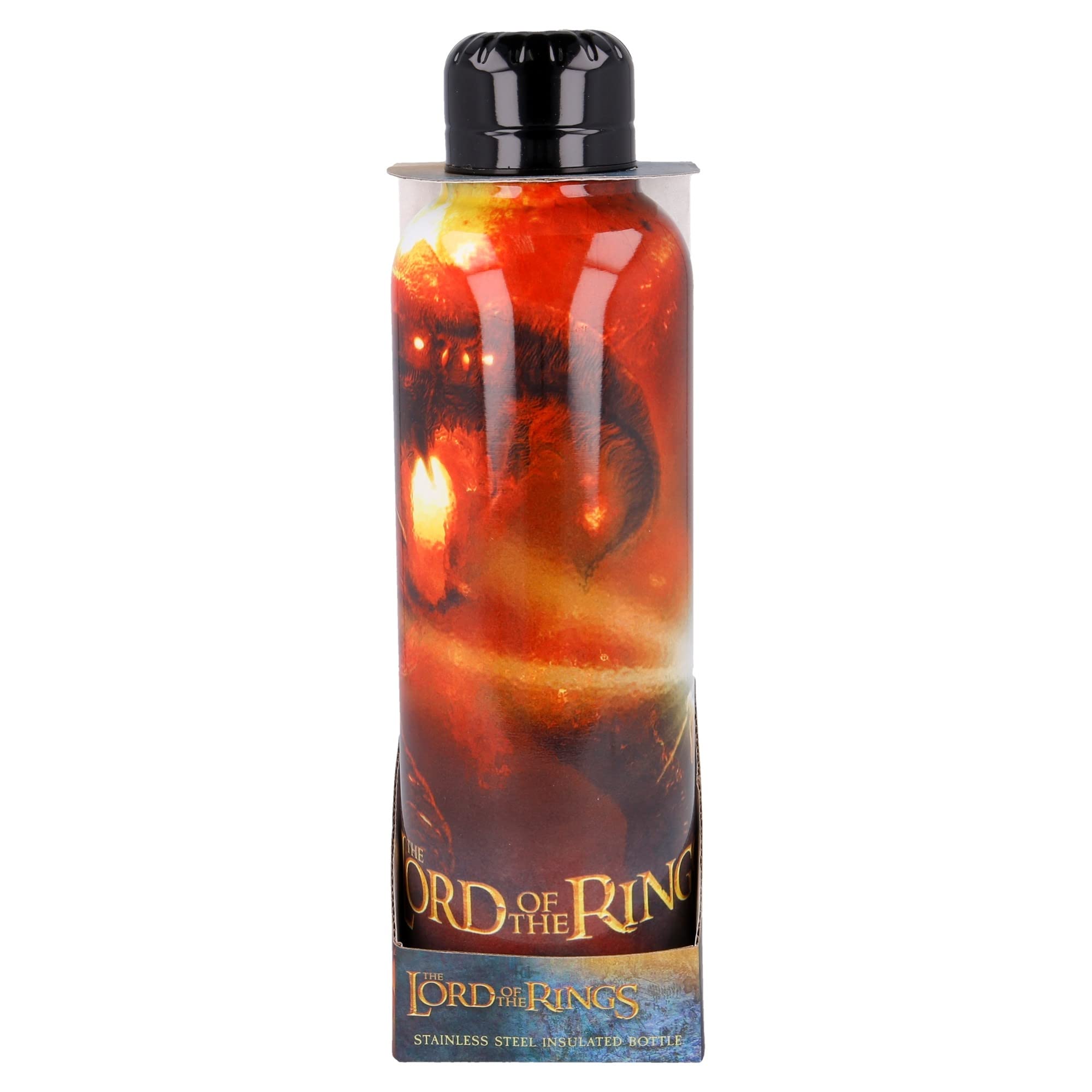 Stor 8412497020614Insulated Stainless Steel Thermal Bottle, 510ml Capacity, Lord of the Rings