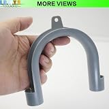 LRMYS U-Shaped Drain Outlet Hose Hook 20-26mm Pipe ABS Gray 1 Pack view 6