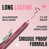 Collection Cosmetics Long Lasting Lip Liner Raspberry with Sharpener view 5