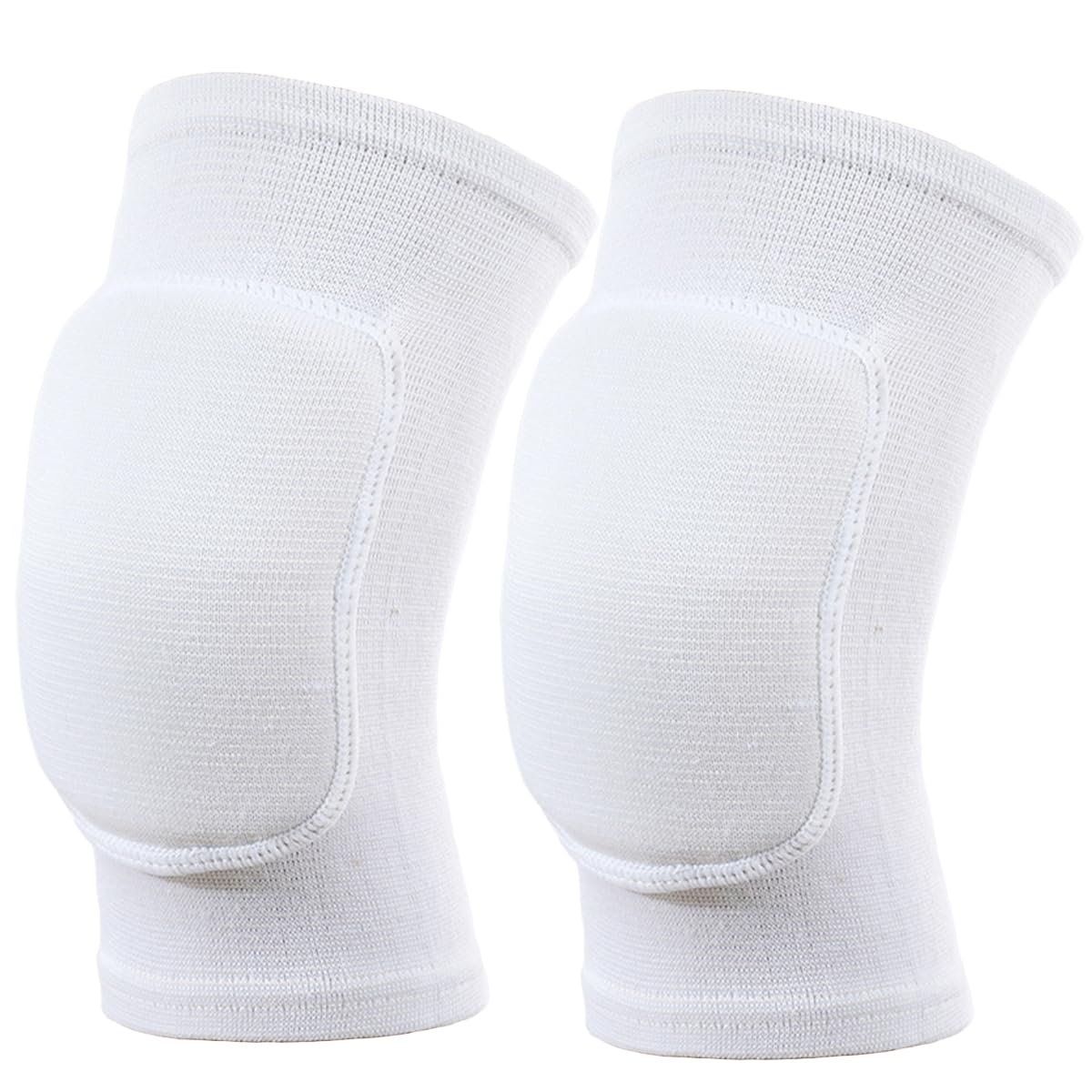 Photo 1 of SUJAYU A Pair Elbow Pads Volleyball Arm Sleeves, Tandem Elbow Pads Volleyball Elbow Pads, Arm Pads Elbow Protector Tennis Dance Basketball (White, M)